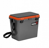 картинка Ящик Helios зимний FishBox односекционный (19л) серый-золото от магазина
