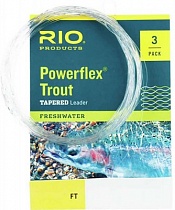 картинка Подлесок Rio Powerflex Trout Leader, 5X, 7.5 ft., 5lb, 2.3kg от магазина