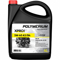 картинка Масло моторное синт.POLYMERIUM XPRO1 5W-40 A3/B4 SP, 4л. от магазина