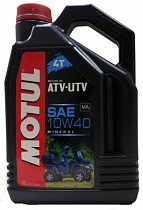картинка Масло моторное MOTUL ATV-UTV 4T 10W-40, 4л. от магазина