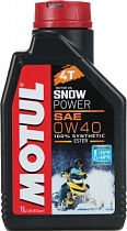 картинка Масло моторное MOTUL Snowpower 4T 0W-40, 1л. от магазина