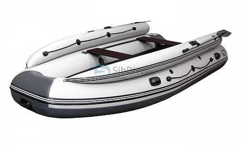 картинка Надувная лодка Allaska-390 Drive LUX (серо-т.серая) от магазина