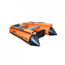 картинка Надувная лодка ALTAIR HD-380 с фальш-бортом, НДНД, цв. оранж.-черн. от магазина