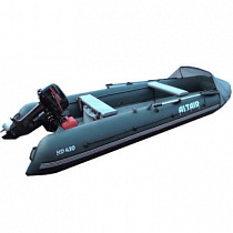 картинка Надувная лодка ALTAIR HDA-430, НДНД, цв. св.сер-сер от магазина